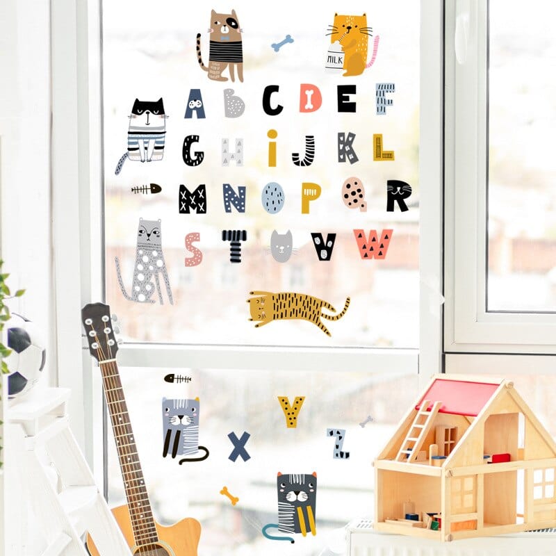 Autocollant Alphabet Rigolo Stickers Mania