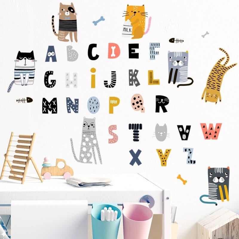Autocollant Alphabet Rigolo Stickers Mania