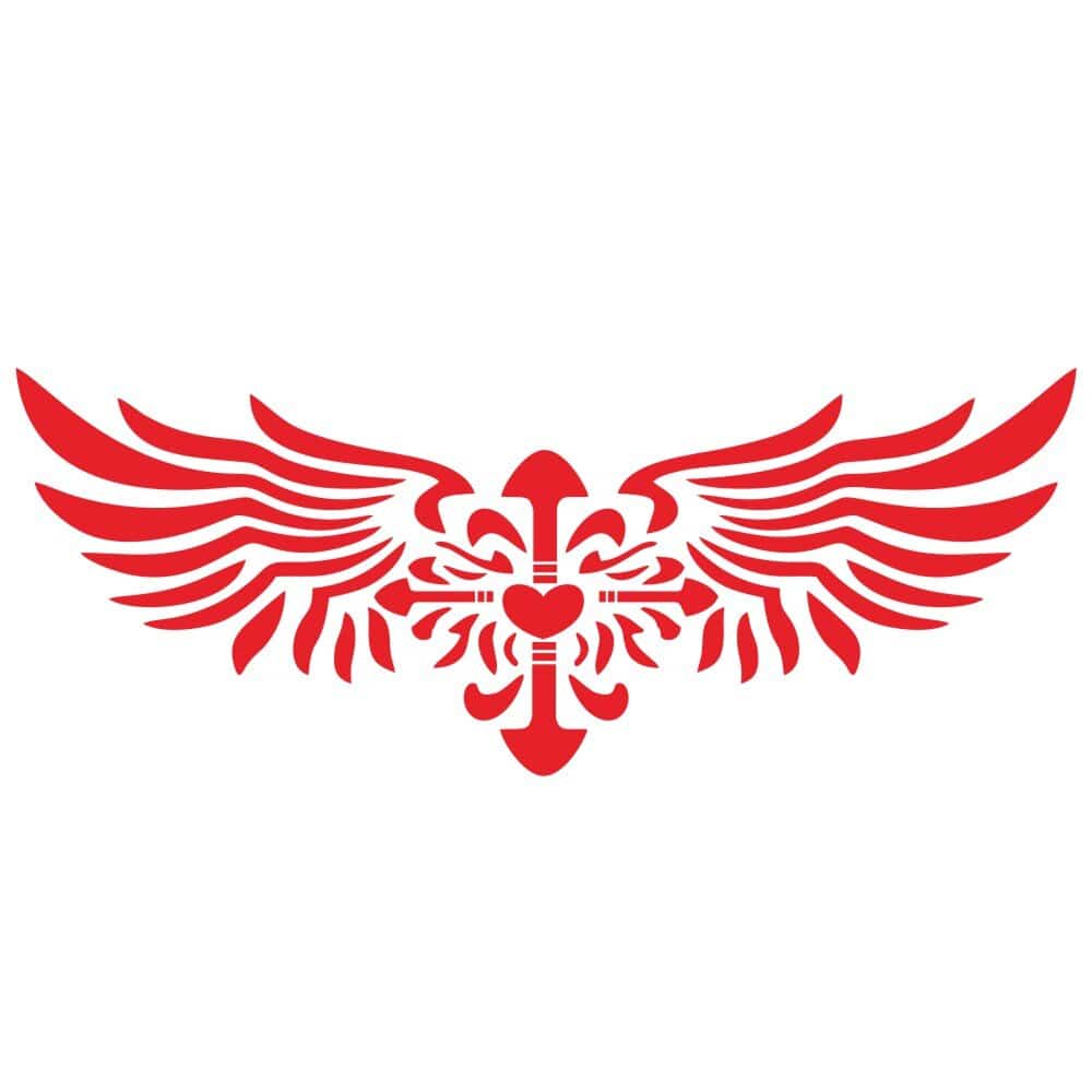 Autocollant Capot Voiture Coeur Rouge Stickers Mania