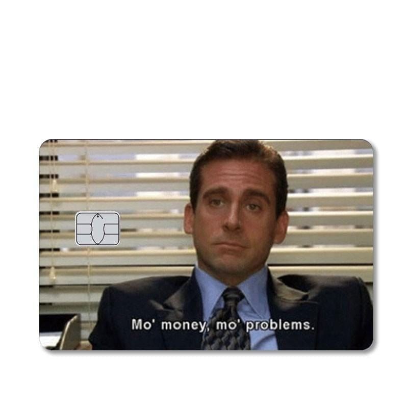 Autocollant Carte Bancaire Michael Scott Stickers Mania