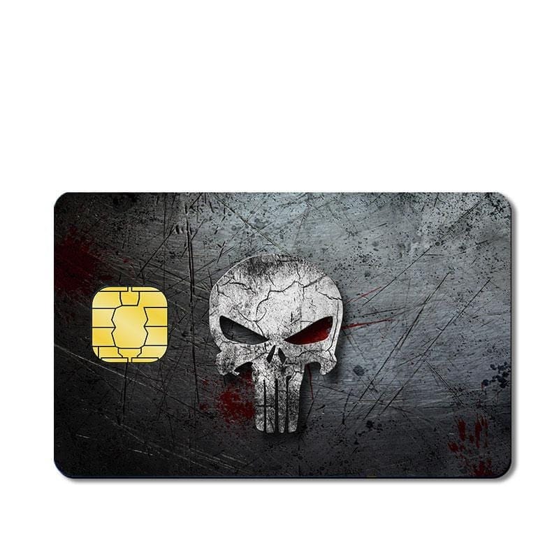 Autocollant Carte Bancaire Punisher Stickers Mania