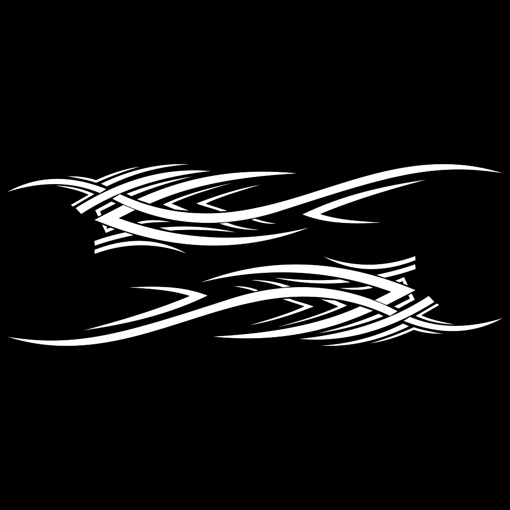 Autocollant Voiture de Sport Blanc Stickers Mania