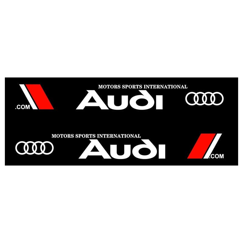 Deco Stickers Audi Blanc Stickers Mania