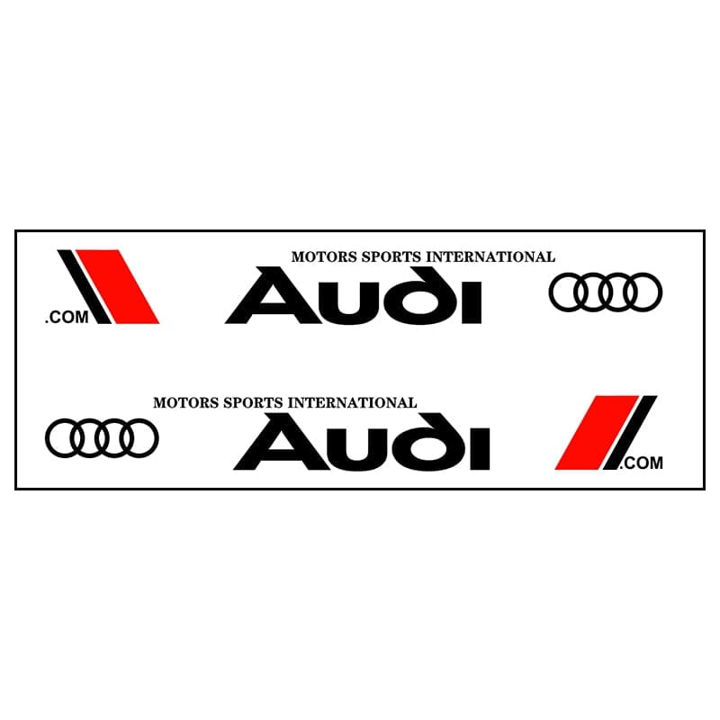 Deco Stickers Audi Noir Stickers Mania