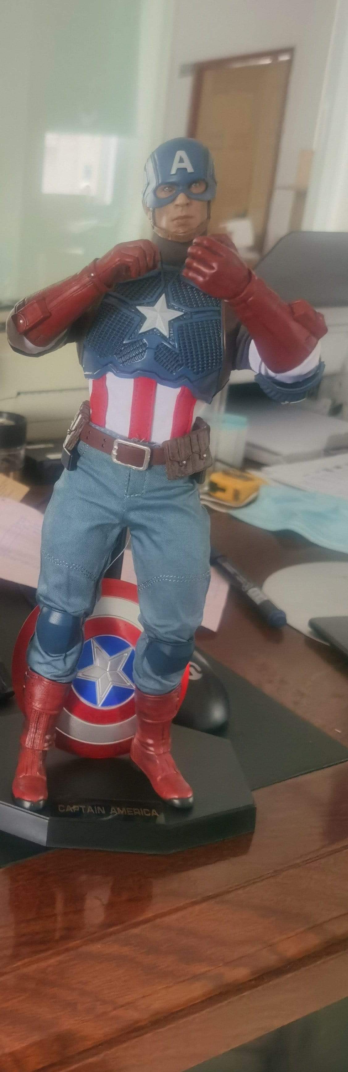 Figurine Articulée Captain America Stickers Mania