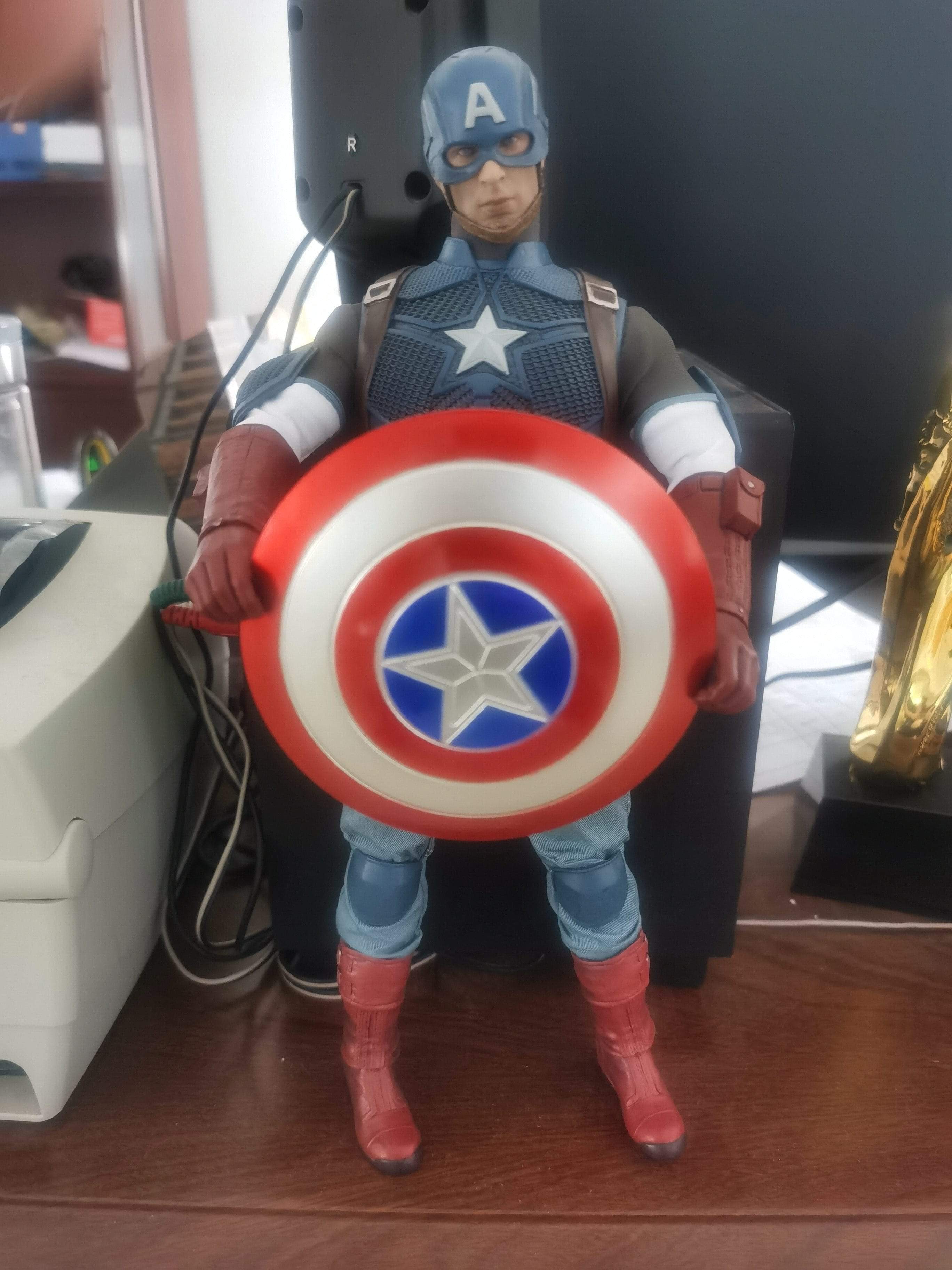 Figurine Articulée Captain America Stickers Mania
