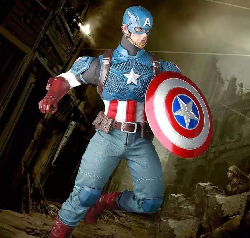 Figurine Articulée Captain America Stickers Mania