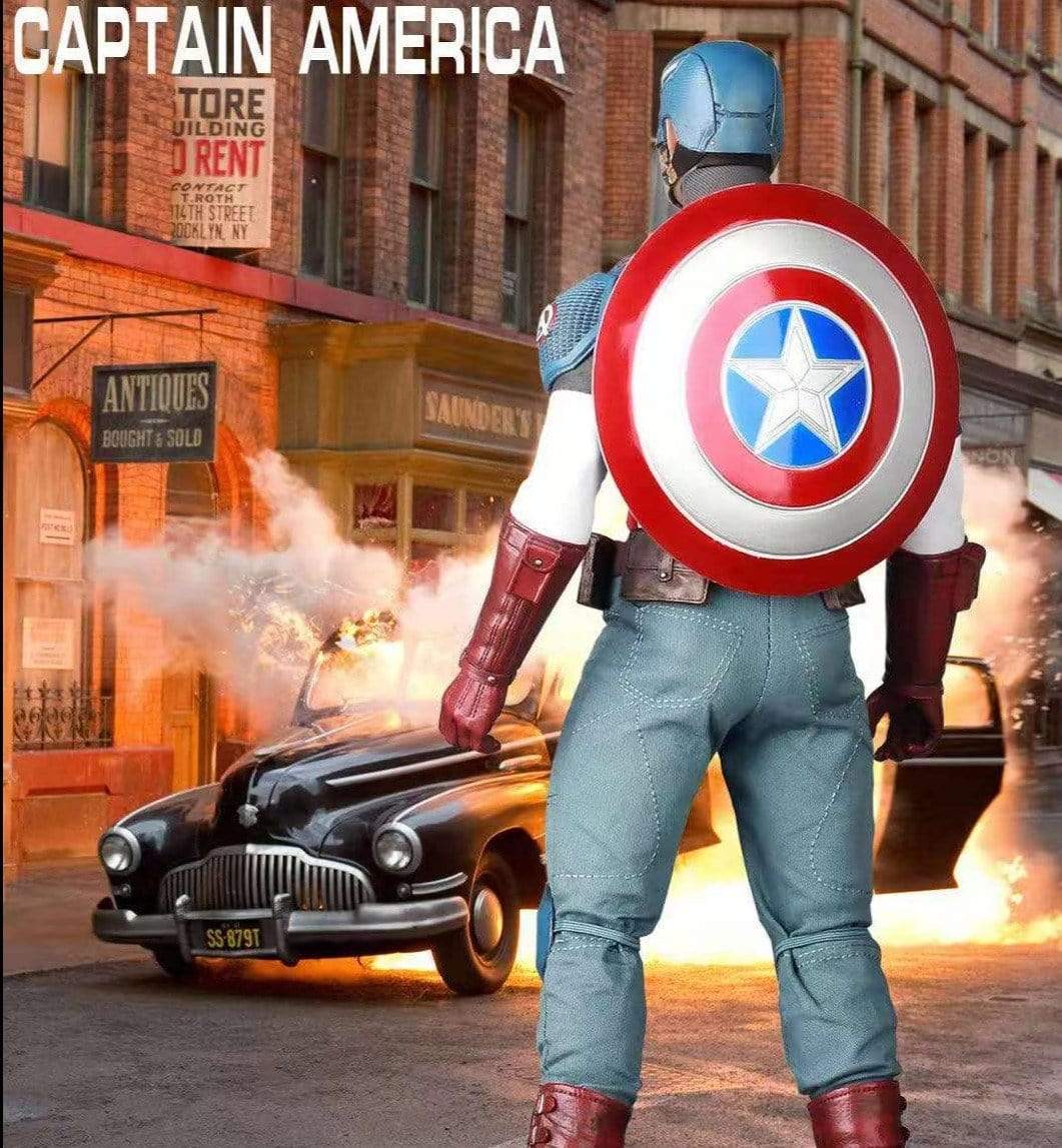 Figurine Articulée Captain America Stickers Mania