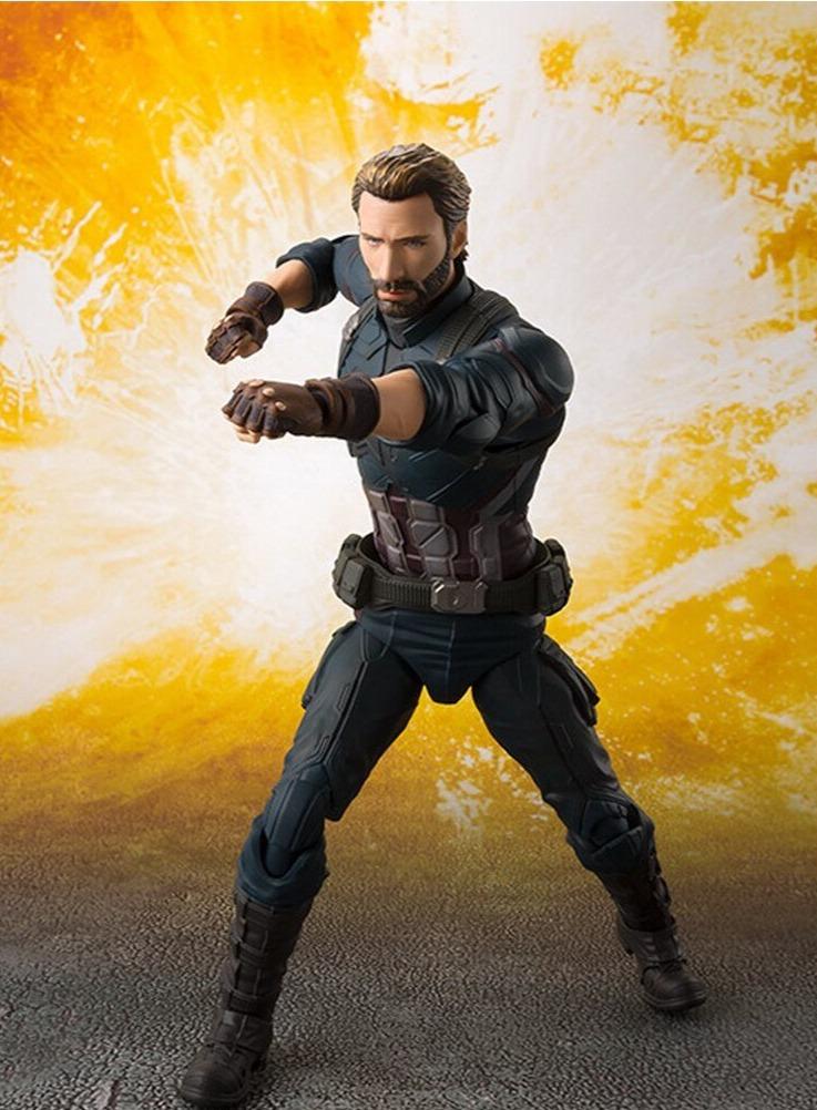 Figurine Captain America 15cm Stickers Mania