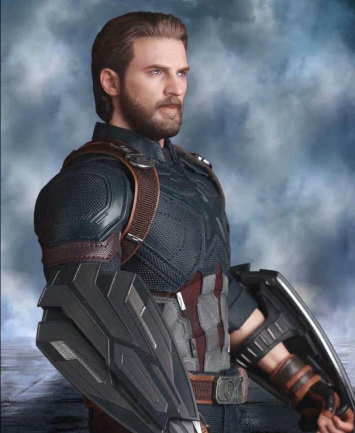 Figurine Captain America 28 cm Stickers Mania