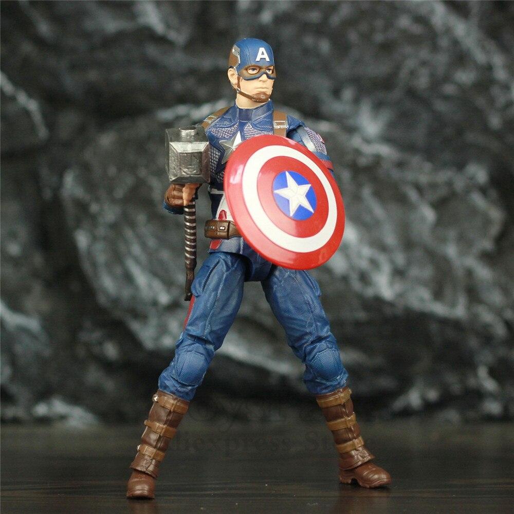 Figurine Captain America avec Marteau de Thor Stickers Mania