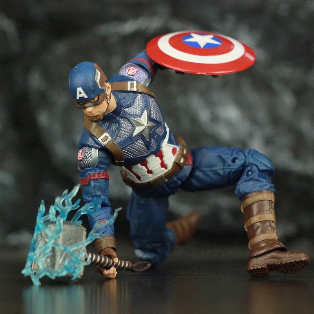 Figurine Captain America avec Marteau de Thor Stickers Mania