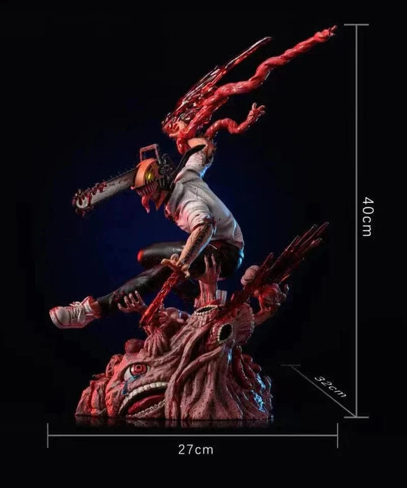 Figurine Chainsaw Man Collector en Résine Stickers Mania