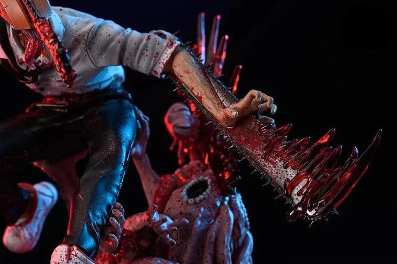 Figurine Chainsaw Man Collector en Résine Stickers Mania