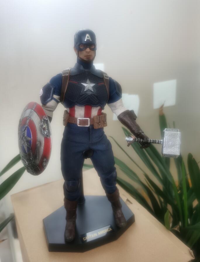 Figurine Collector Captain America Stickers Mania