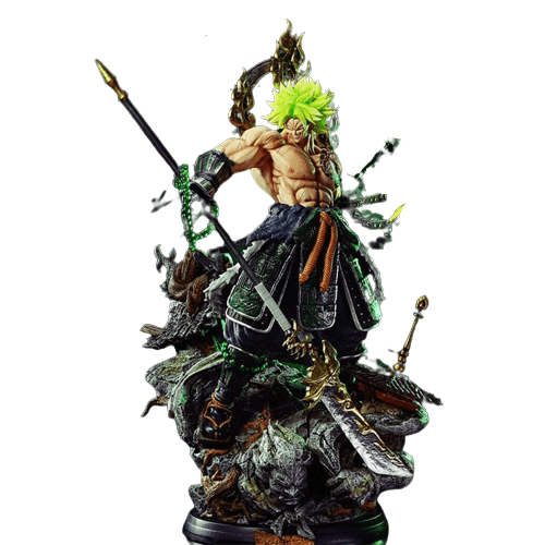 Figurine Collector en Resine Broly Samouraï Stickers Mania