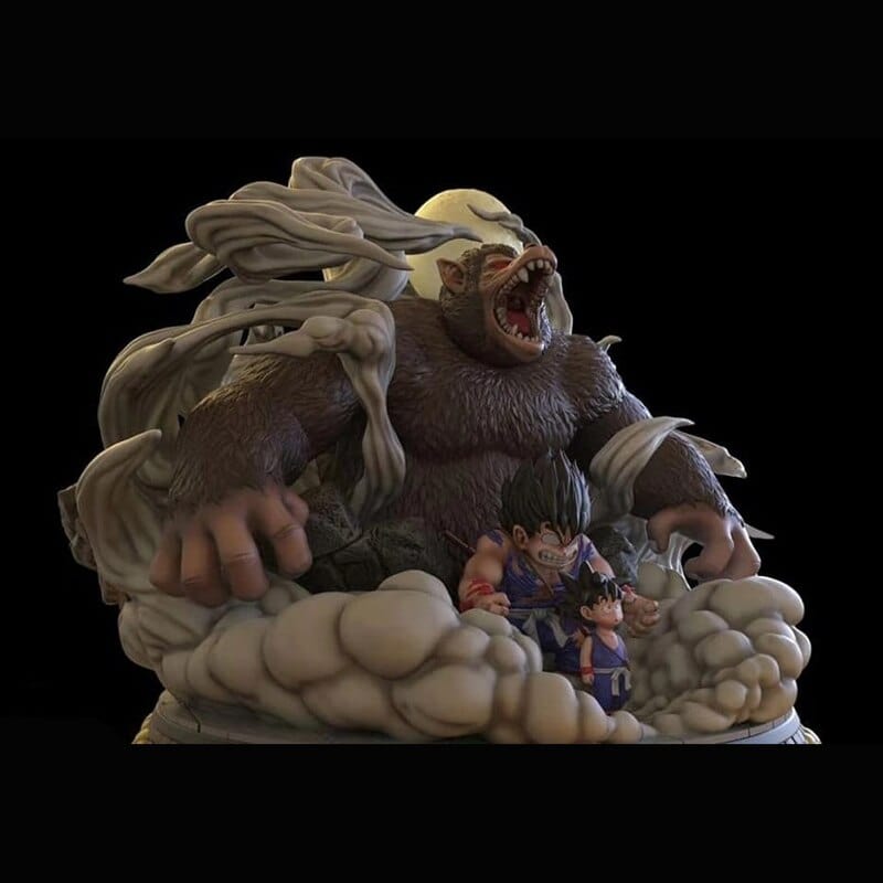 Figurine Collector en Résine Goku Singe Géant Stickers Mania