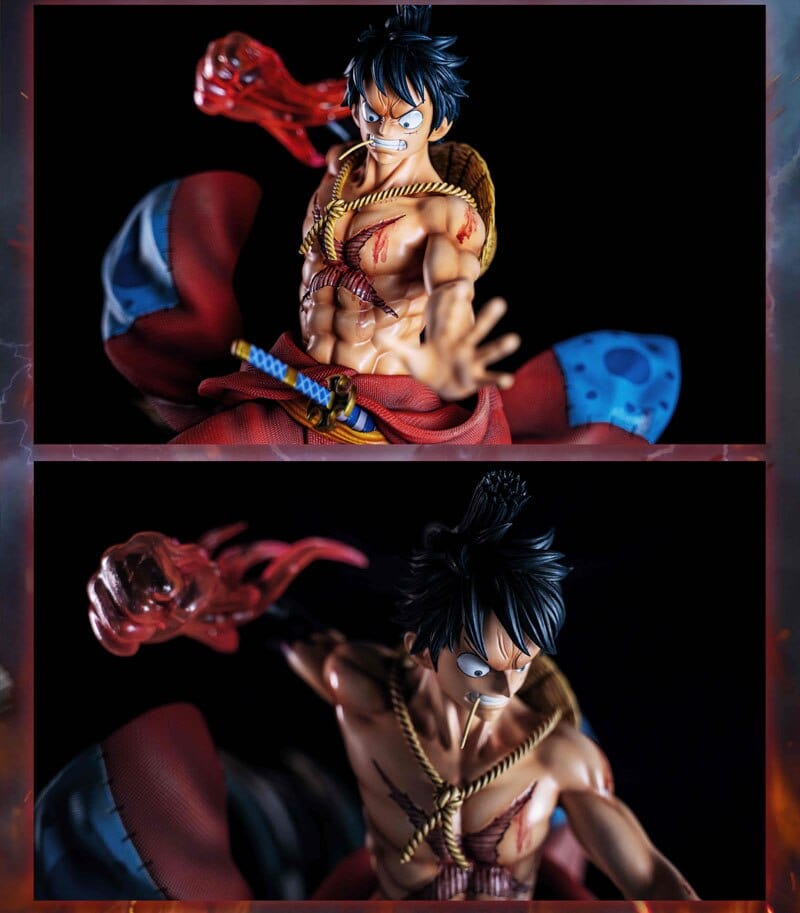 Figurine Collector en Resine Luffy Stickers Mania