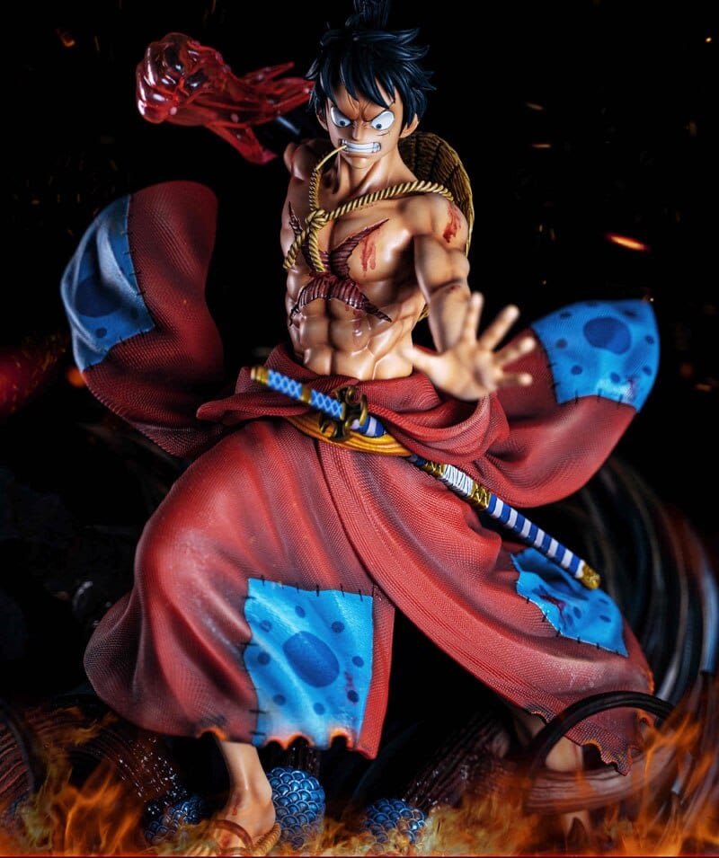 Figurine Collector en Resine Luffy Stickers Mania