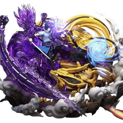 Figurine Collector en Resine Naruto et Sasuke Stickers Mania