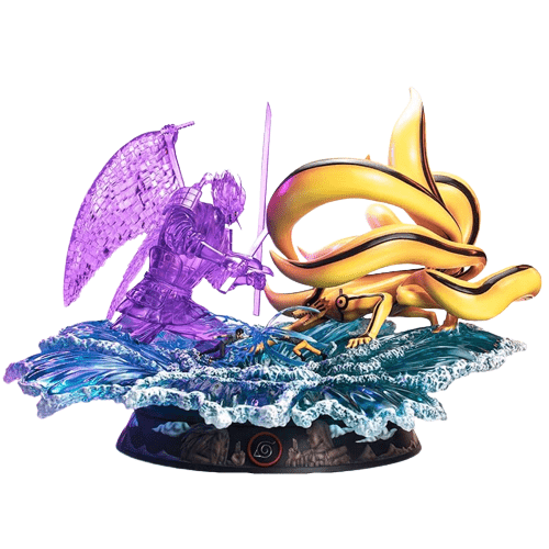 Figurine Collector en Resine Naruto vs Sasuke Stickers Mania