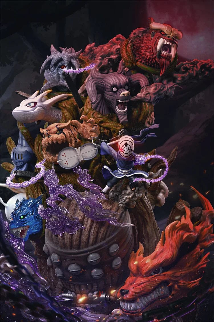 Figurine Collector en Résine Obito Jinchuriki Stickers Mania