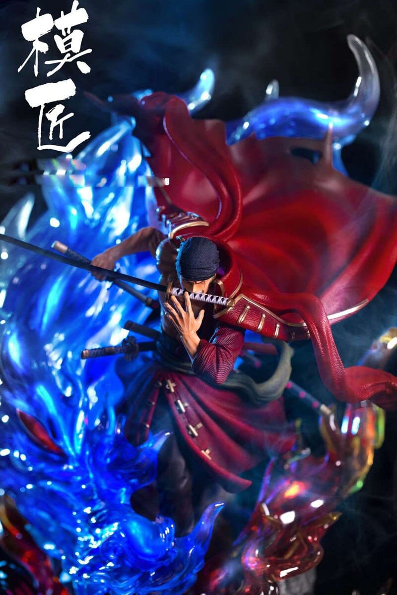 Figurine Collector en Resine Roronoa Zoro Stickers Mania