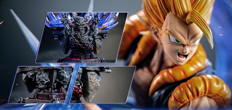 Figurine Collector en Resine Sangoku Kamehameha Stickers Mania