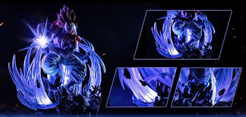 Figurine Collector en Resine Sangoku Kamehameha Stickers Mania