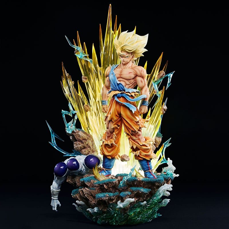 Figurine Collector en Resine Sangoku vs Freezer Stickers Mania