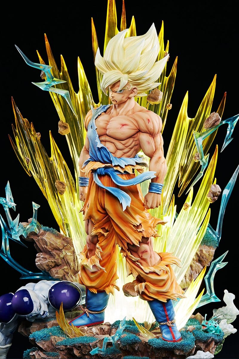Figurine Collector en Resine Sangoku vs Freezer Stickers Mania