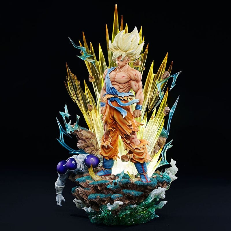 Figurine Collector en Resine Sangoku vs Freezer Stickers Mania