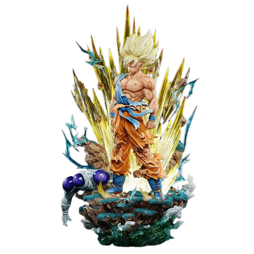 Figurine Collector en Resine Sangoku vs Freezer Stickers Mania