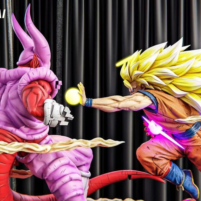 Figurine Collector en Résine Sangoku vs Janemba Stickers Mania