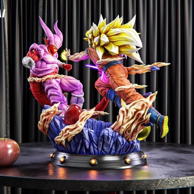 Figurine Collector en Résine Sangoku vs Janemba Stickers Mania