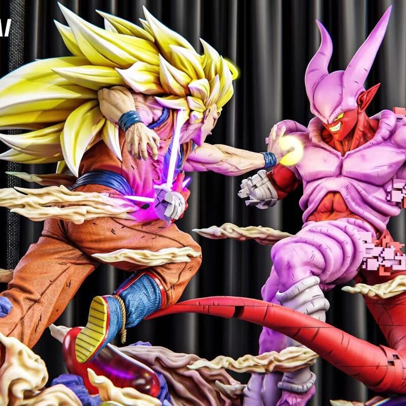 Figurine Collector en Résine Sangoku vs Janemba Stickers Mania