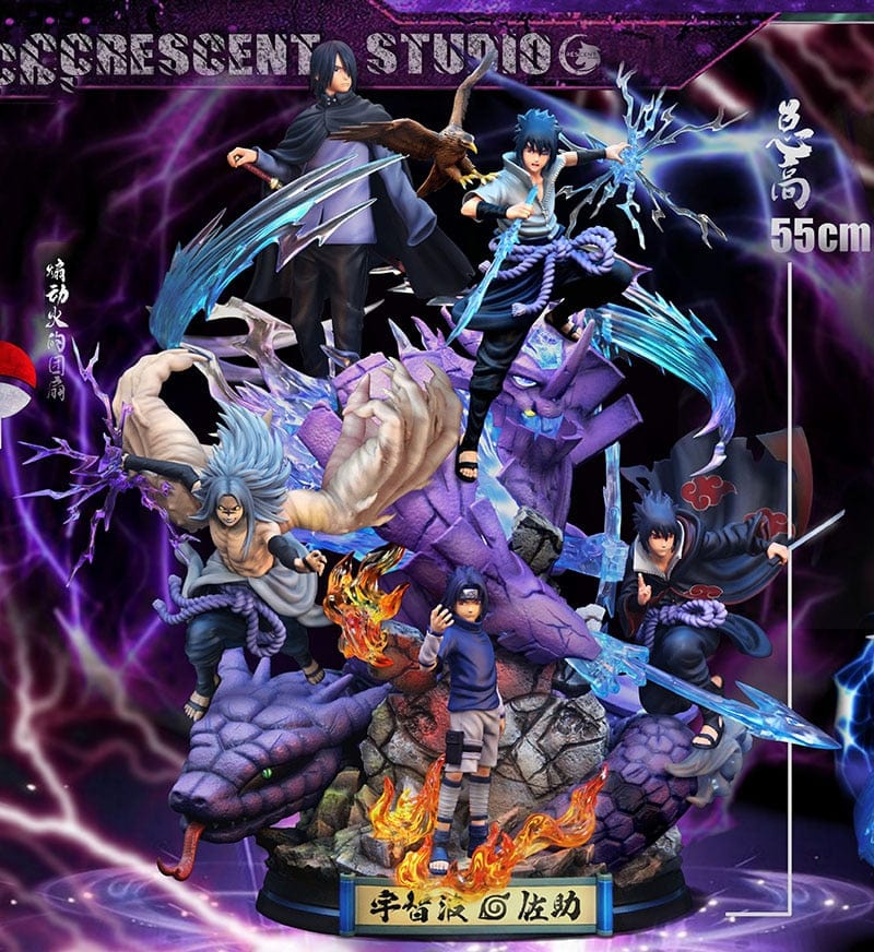 Figurine Collector en Résine Sasuke Stickers Mania