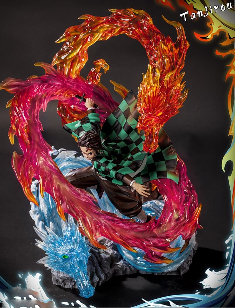 Figurine Collector en Resine Tanjiro Kamado Stickers Mania