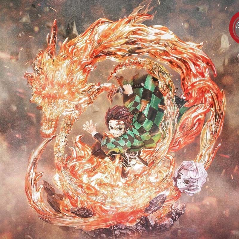 Figurine Collector en Resine Tanjiro Stickers Mania