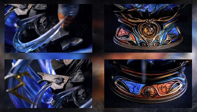 Figurine Collector en Resine Vegeto 3 têtes Stickers Mania