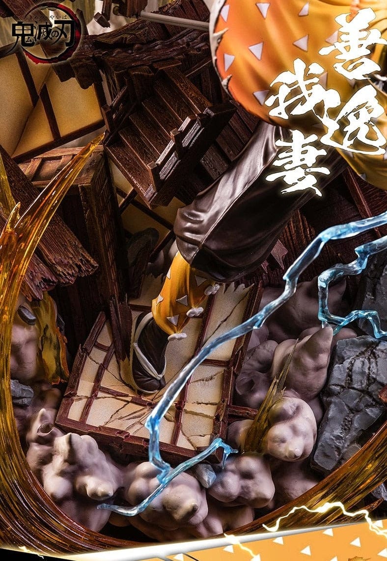 Figurine Collector en Resine Zenitsu Agatsuma Stickers Mania