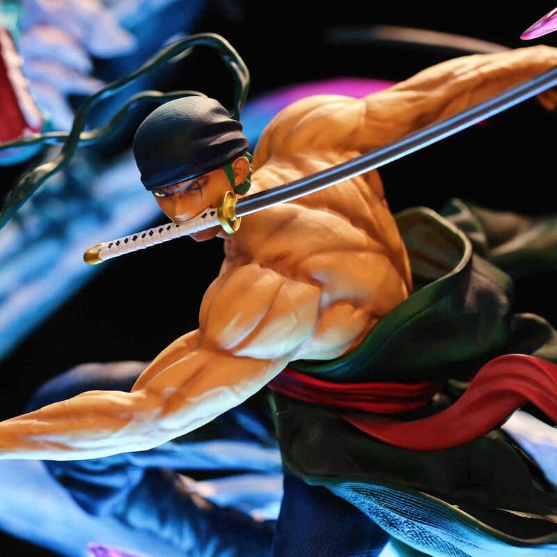 Figurine Collector en Resine Zoro Dragon Twister Stickers Mania