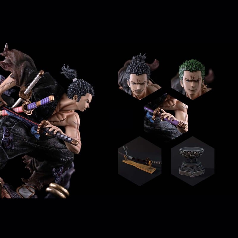 Figurine Collector en Resine Zoro Stickers Mania