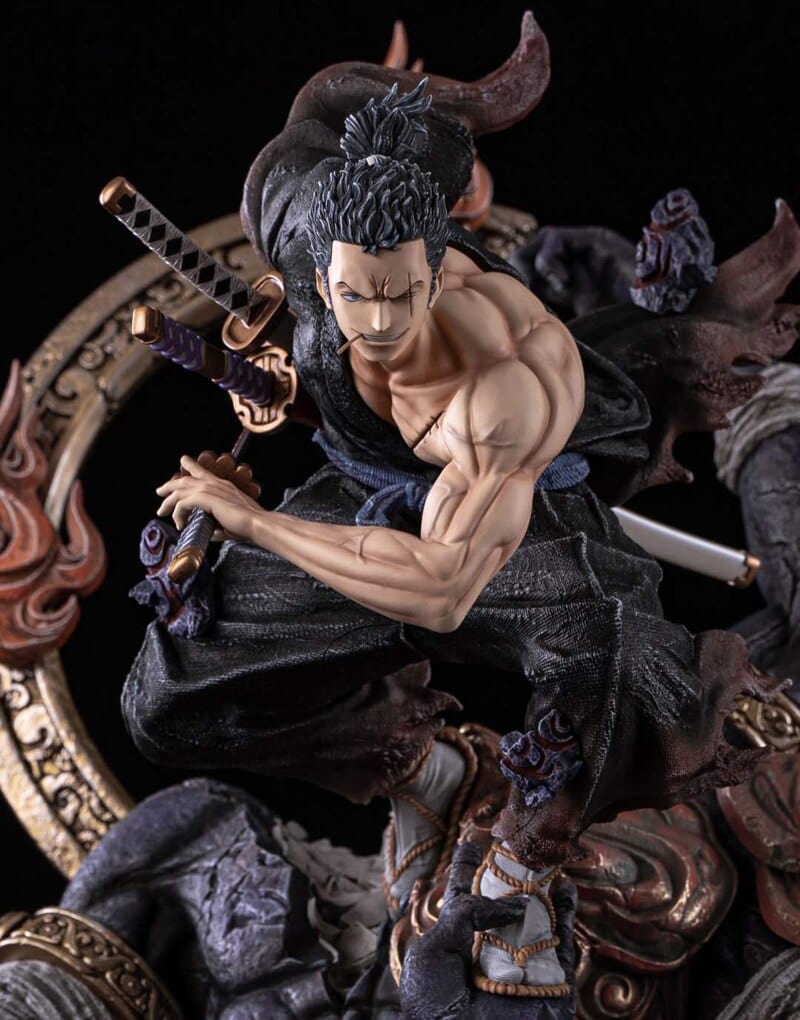 Figurine Collector en Resine Zoro Stickers Mania
