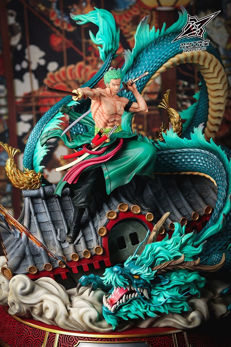 Figurine Collector en Resine Zoro Wano Stickers Mania