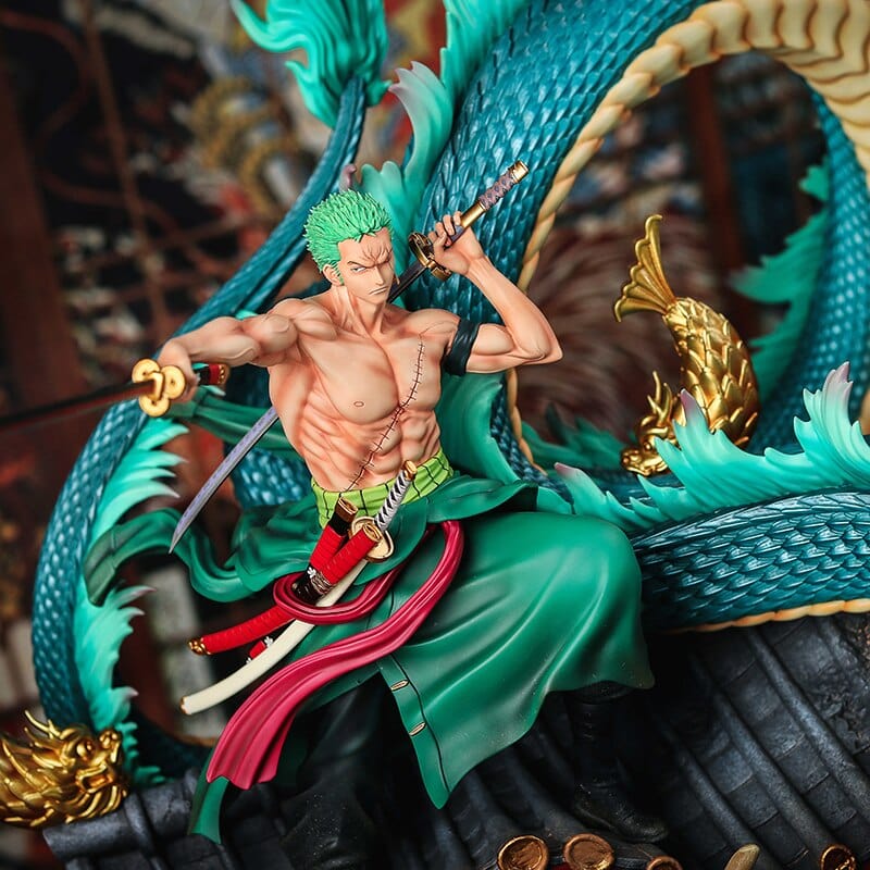 Figurine Collector en Resine Zoro Wano Stickers Mania