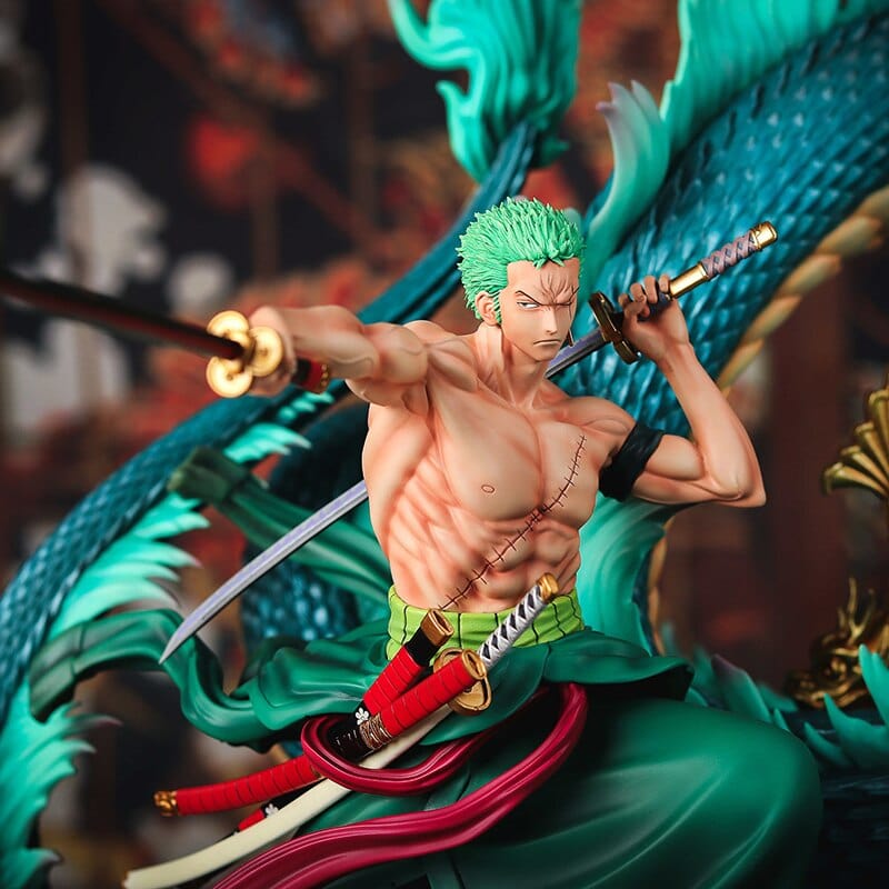 Figurine Collector en Resine Zoro Wano Stickers Mania