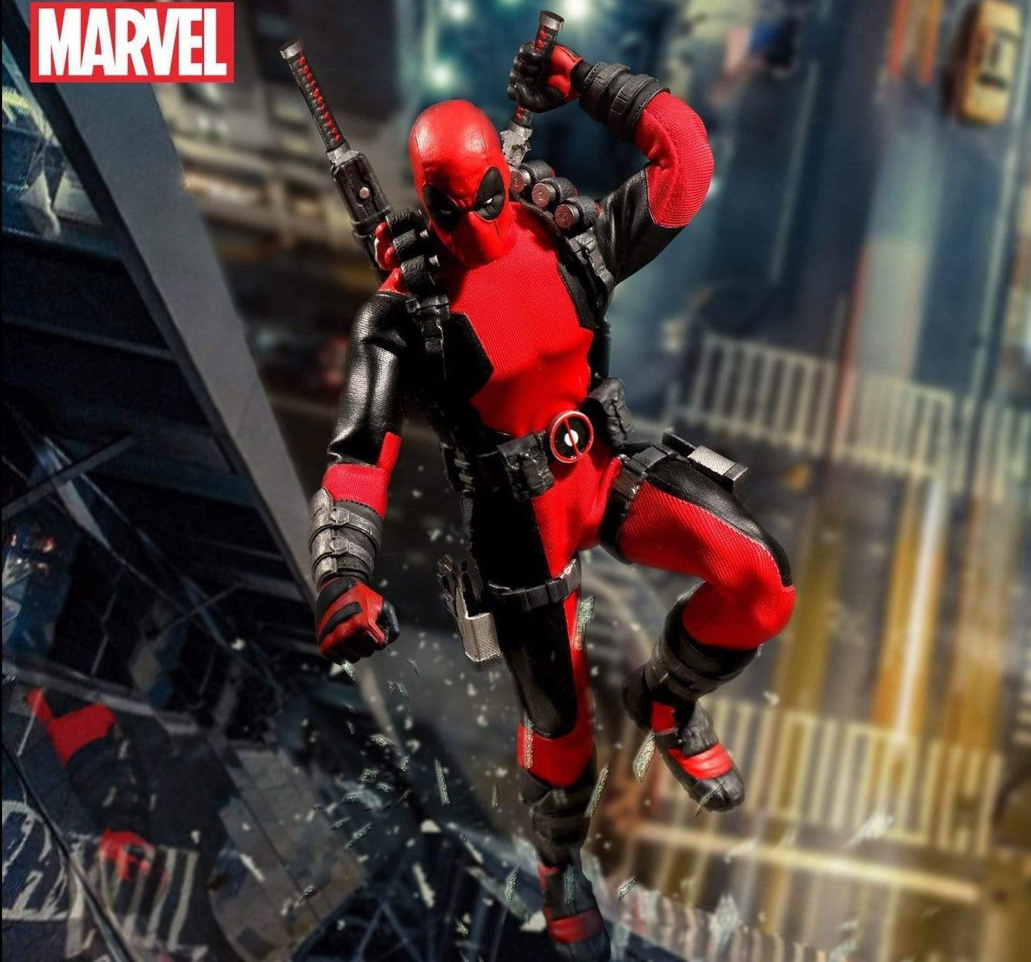 Figurine Deadpool Articulée Stickers Mania