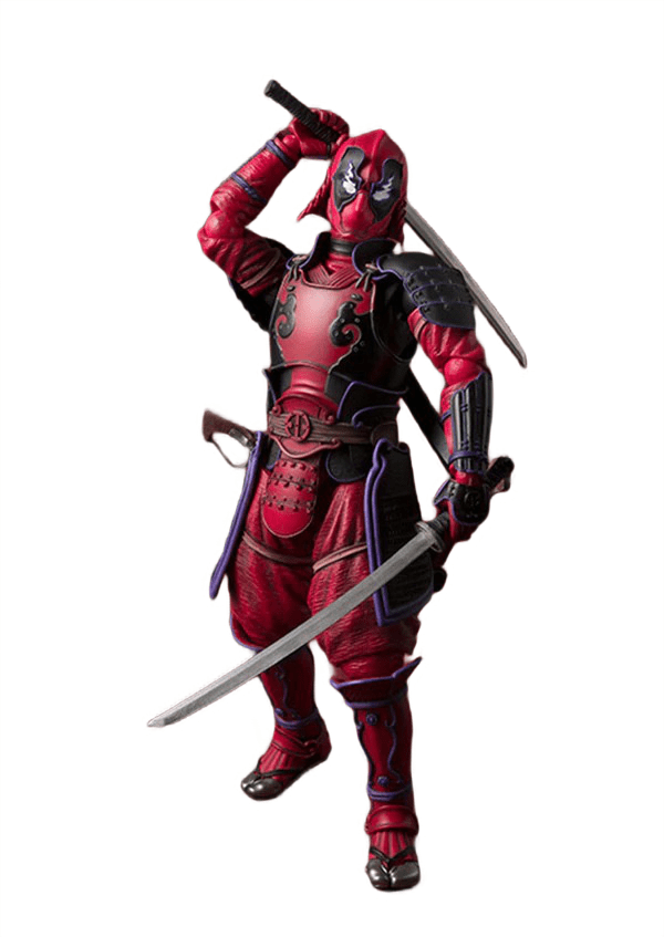 Figurine Deadpool Samuraï Stickers Mania