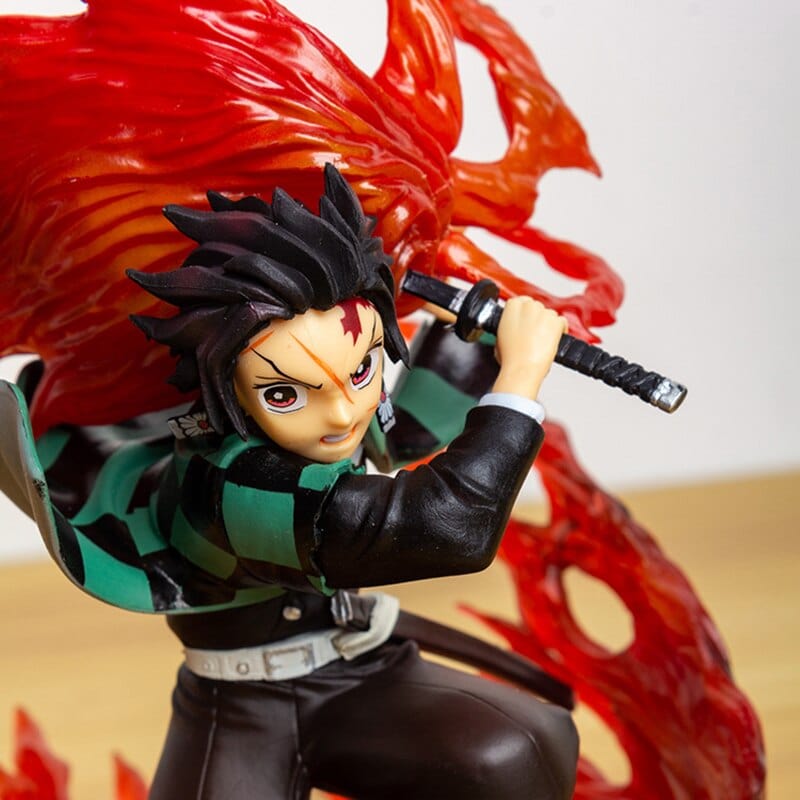 Figurine Demon Slayer Tanjiro Danse du Dieu du Feu Stickers Mania